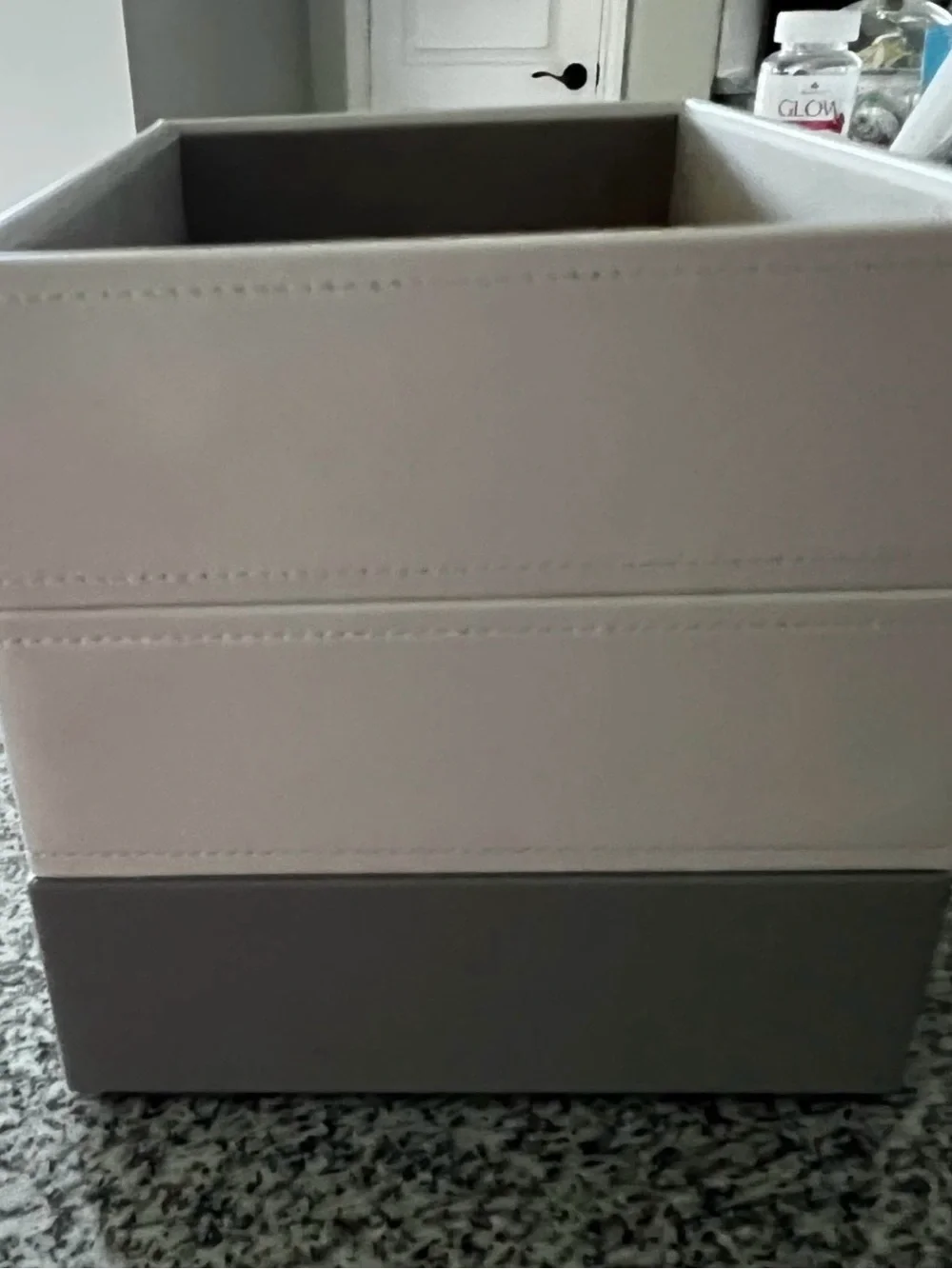 Set of 3 Stackets Jewelry Tray Organizers - 2 with Dividers